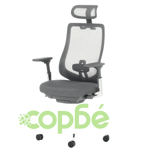 Ергономичен офис стол BADEN в сиво ➤ топ цена ➤ sorbe.bg