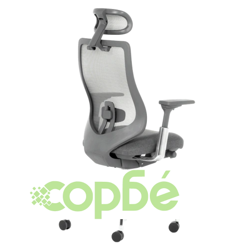 Ергономичен офис стол BADEN в сиво ➤ топ цена ➤ sorbe.bg