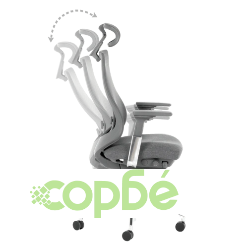 Ергономичен офис стол BADEN в сиво ➤ топ цена ➤ sorbe.bg