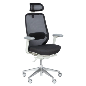 Офис стол GLAND с ергономичен дизайн - черен