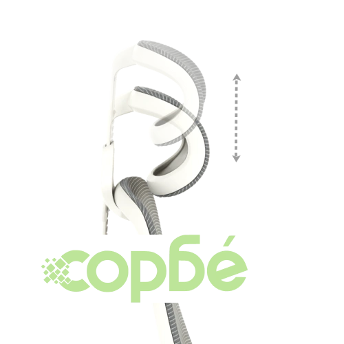 Ергономичен офис стол GLAND в синьо-сиво ➤ топ цена ➤ sorbe.bg