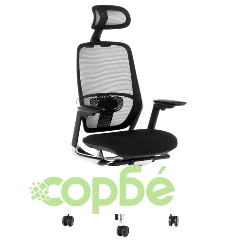 Ергономичен Офис Стол VAUD в Черно ➤ топ цена ➤ sorbe.bg