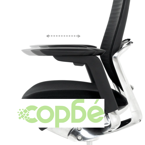 Ергономичен Офис Стол VAUD в Черно ➤ топ цена ➤ sorbe.bg