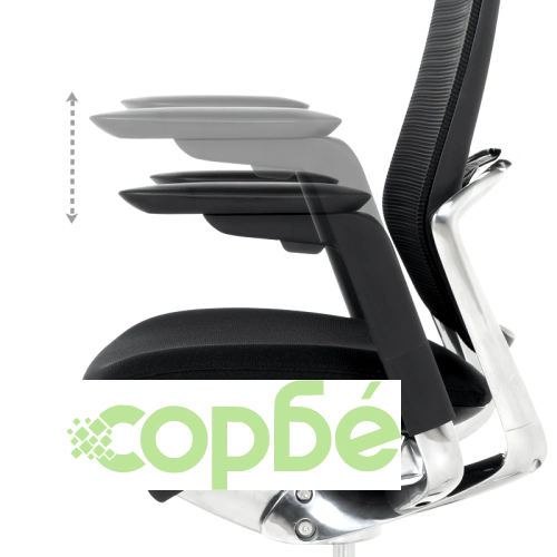 Ергономичен Офис Стол VAUD в Черно ➤ топ цена ➤ sorbe.bg