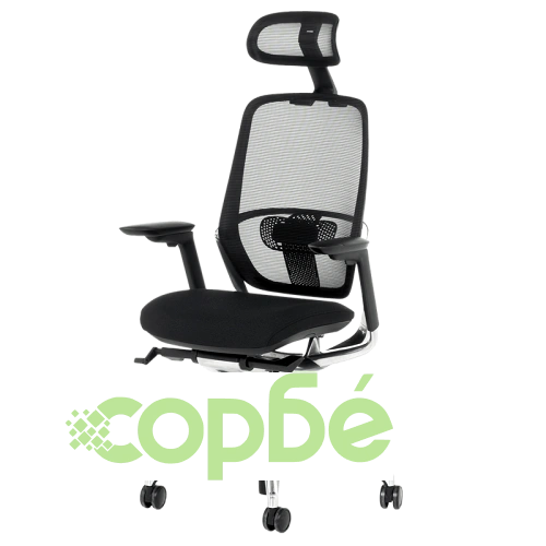 Ергономичен Офис Стол VAUD в Черно ➤ топ цена ➤ sorbe.bg