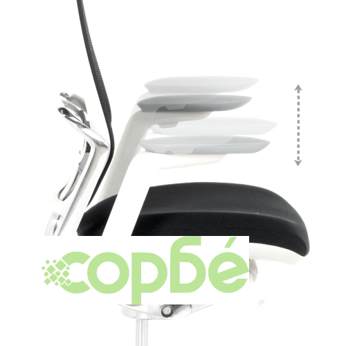 Ергономичен Офис Стол VAUD W в Черно ➤ топ цена ➤ sorbe.bg