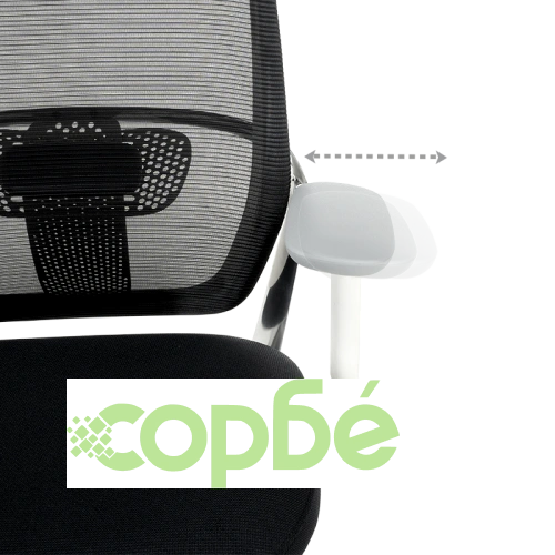 Ергономичен Офис Стол VAUD W в Черно ➤ топ цена ➤ sorbe.bg