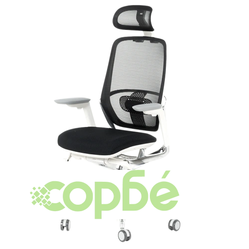 Ергономичен Офис Стол VAUD W в Черно ➤ топ цена ➤ sorbe.bg