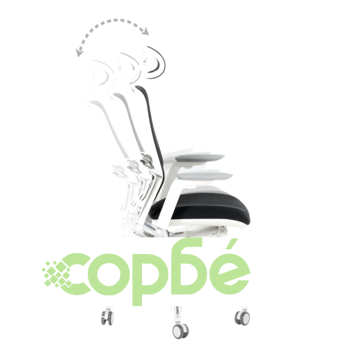 Ергономичен Офис Стол VAUD W в Черно ➤ топ цена ➤ sorbe.bg