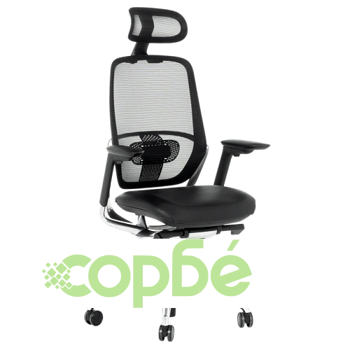 Ергономичен офис стол VAUD LUX в черно ➤ топ цена ➤ sorbe.bg