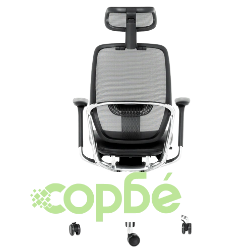 Ергономичен офис стол VAUD LUX в черно ➤ топ цена ➤ sorbe.bg