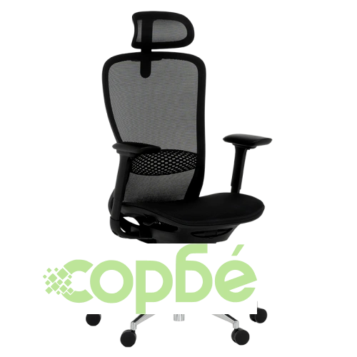 Ергономичен офис стол STANS в черно ➤ топ цена ➤ sorbe.bg