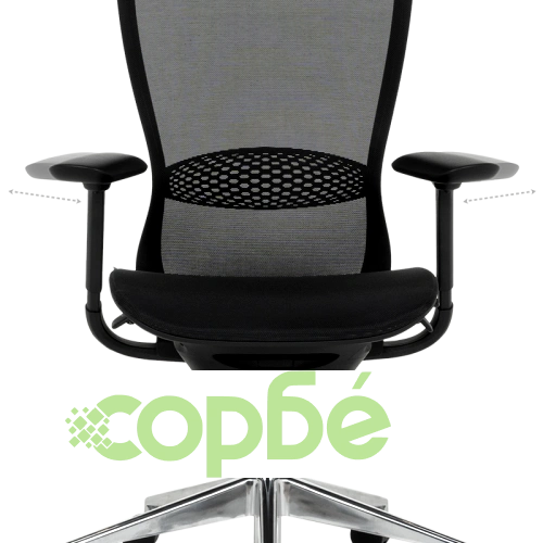 Ергономичен офис стол STANS в черно ➤ топ цена ➤ sorbe.bg