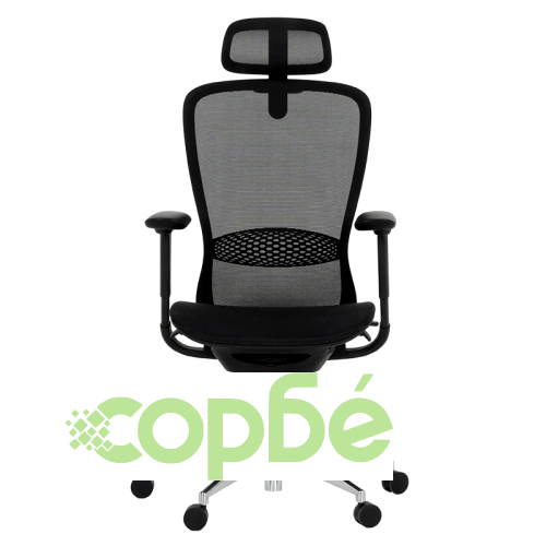 Ергономичен офис стол STANS в черно ➤ топ цена ➤ sorbe.bg