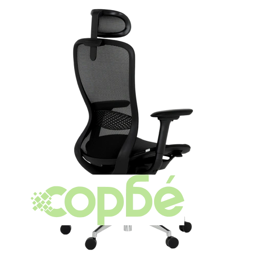 Ергономичен офис стол STANS в черно ➤ топ цена ➤ sorbe.bg