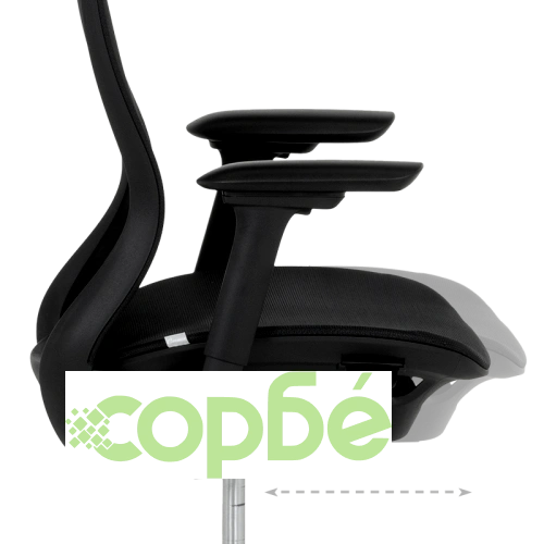 Ергономичен офис стол STANS в черно ➤ топ цена ➤ sorbe.bg