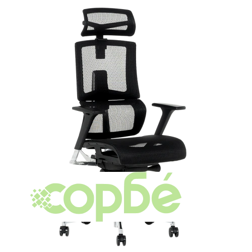 Ергономичен офис стол FRANCA в черен цвят ➤ топ цена ➤ sorbe.bg