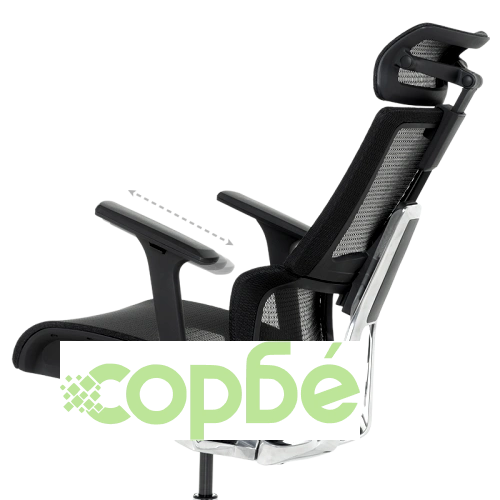 Ергономичен офис стол FRANCA в черен цвят ➤ топ цена ➤ sorbe.bg