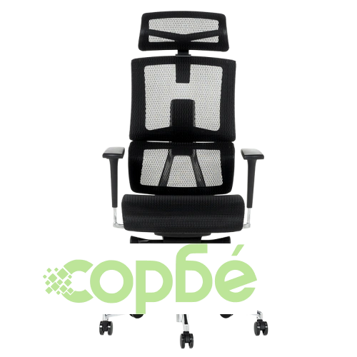 Ергономичен офис стол FRANCA в черен цвят ➤ топ цена ➤ sorbe.bg