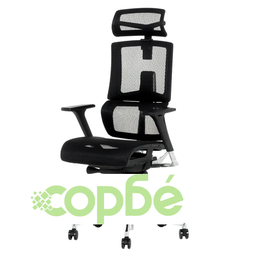 Ергономичен офис стол FRANCA в черен цвят ➤ топ цена ➤ sorbe.bg