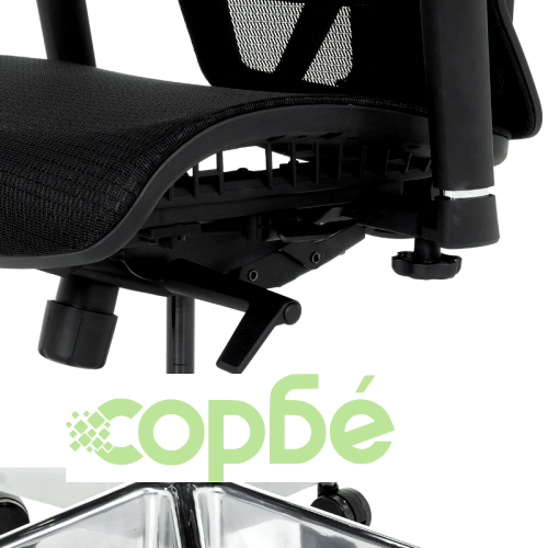 Ергономичен офис стол PALMAS в черно ➤ топ цена ➤ sorbe.bg