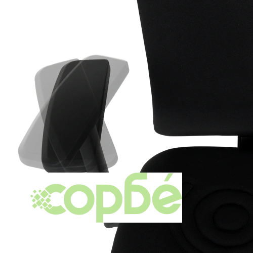 Ергономичен офис стол COTIA в черно ➤ топ цена ➤ sorbe.bg