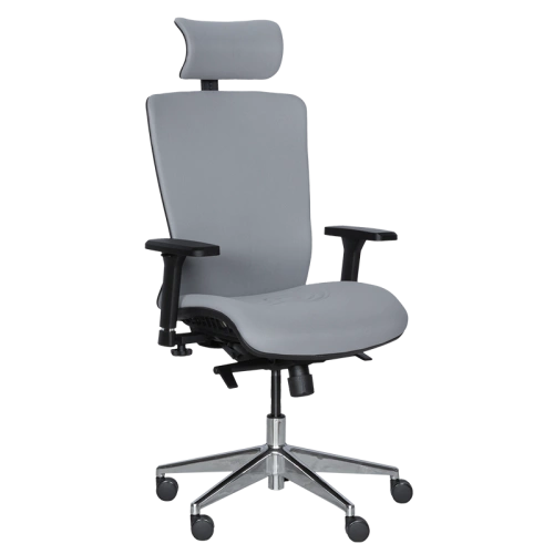 Ергономичен офис стол COTIA в сив цвят ➤ топ цена ➤ sorbe.bg