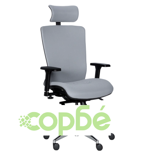 Ергономичен офис стол COTIA в сив цвят ➤ топ цена ➤ sorbe.bg