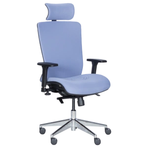 Ергономичен офис стол COTIA в син цвят