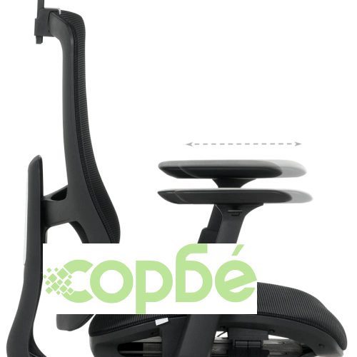 Ергономичен офис стол BETIM в черно ➤ топ цена ➤ sorbe.bg