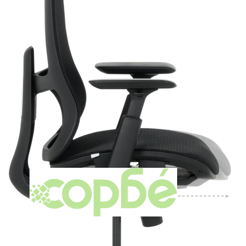 Ергономичен офис стол BETIM в черно ➤ топ цена ➤ sorbe.bg