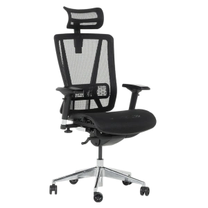 Ергономичен Офис Стол COLOMBO в Черен Дизайн