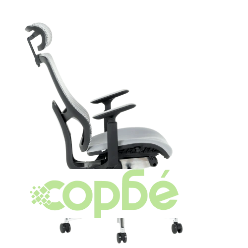 Сив ергономичен стол SALTO ➤ топ цена ➤ sorbe.bg