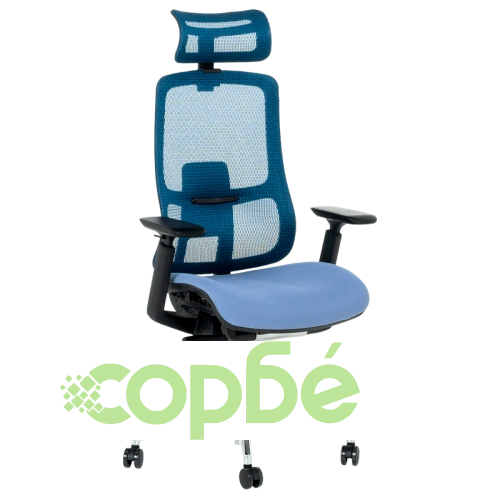 Ергономичен офис стол SALTO в синьо ➤ топ цена ➤ sorbe.bg