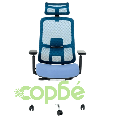 Ергономичен офис стол SALTO в синьо ➤ топ цена ➤ sorbe.bg