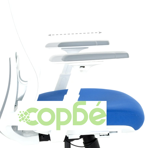 Ергономичен офис стол TATUI в синьо ➤ топ цена ➤ sorbe.bg