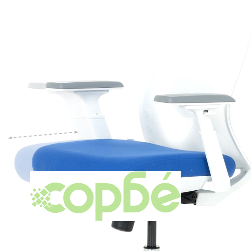 Ергономичен офис стол TATUI в синьо ➤ топ цена ➤ sorbe.bg