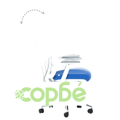 Ергономичен офис стол TATUI в синьо ➤ топ цена ➤ sorbe.bg