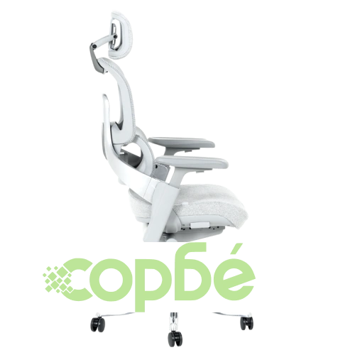 Ергономичен офис стол LYON в сив цвят ➤ топ цена ➤ sorbe.bg