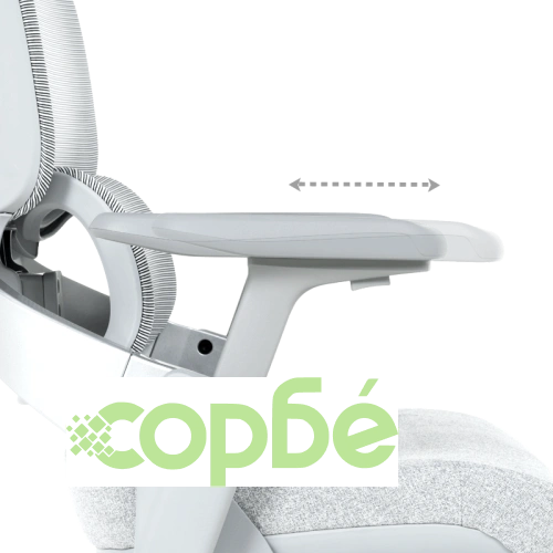 Ергономичен офис стол LYON в сив цвят ➤ топ цена ➤ sorbe.bg