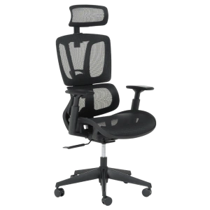 Ергономичен офис стол BREST в черно