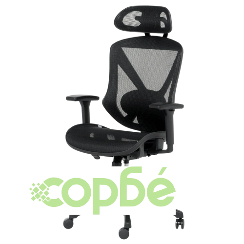 Професионален офис стол CAEN - черен ➤ топ цена ➤ sorbe.bg