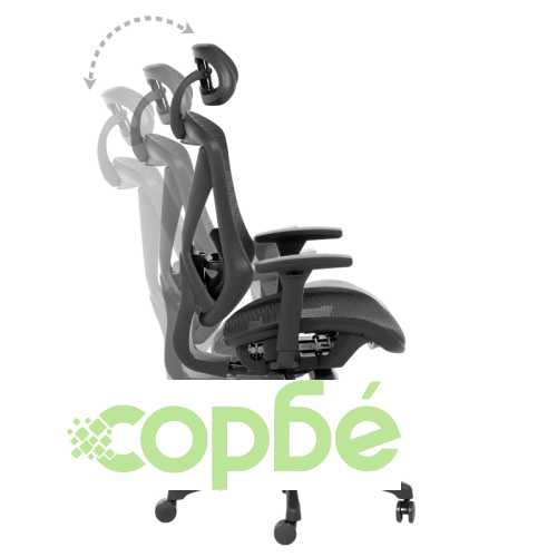 Професионален офис стол CAEN - черен ➤ топ цена ➤ sorbe.bg