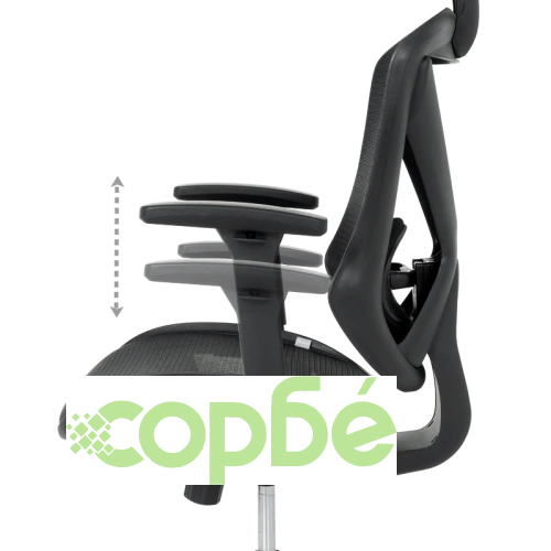 Професионален офис стол CAEN - черен ➤ топ цена ➤ sorbe.bg