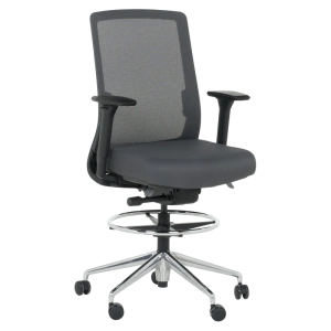 Ергономичен офис стол PAROW - сив