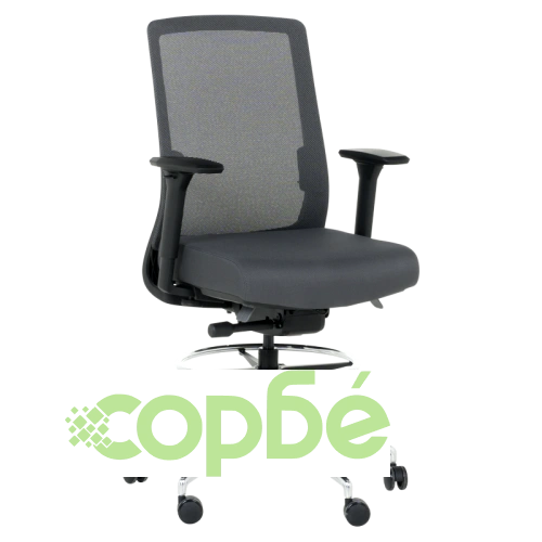 Ергономичен офис стол PAROW - сив ➤ топ цена ➤ sorbe.bg