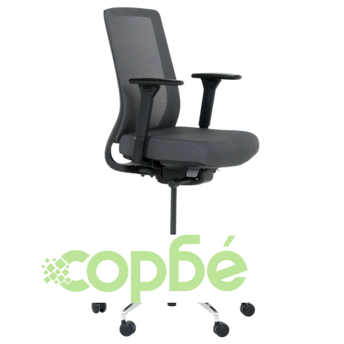 Ергономичен офис стол PAROW - сив ➤ топ цена ➤ sorbe.bg