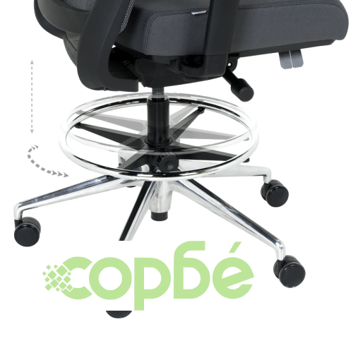 Ергономичен офис стол PAROW - сив ➤ топ цена ➤ sorbe.bg