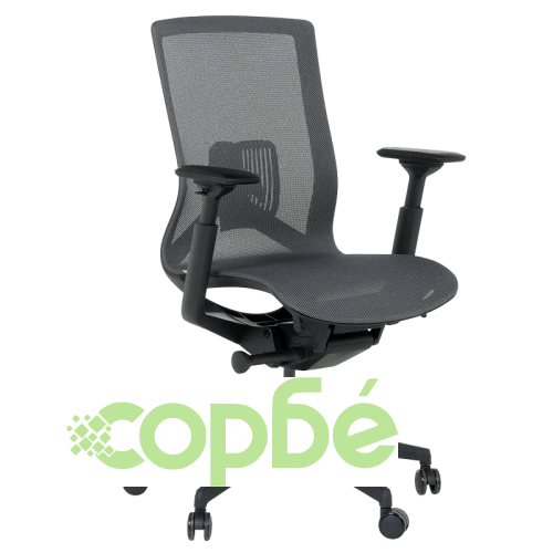 Ергономичен Офис Стол Primrose - Тъмносив ➤ топ цена ➤ sorbe.bg