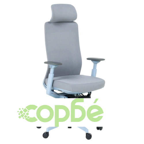 ERMELO - Ергономичен офис стол в син цвят ➤ топ цена ➤ sorbe.bg